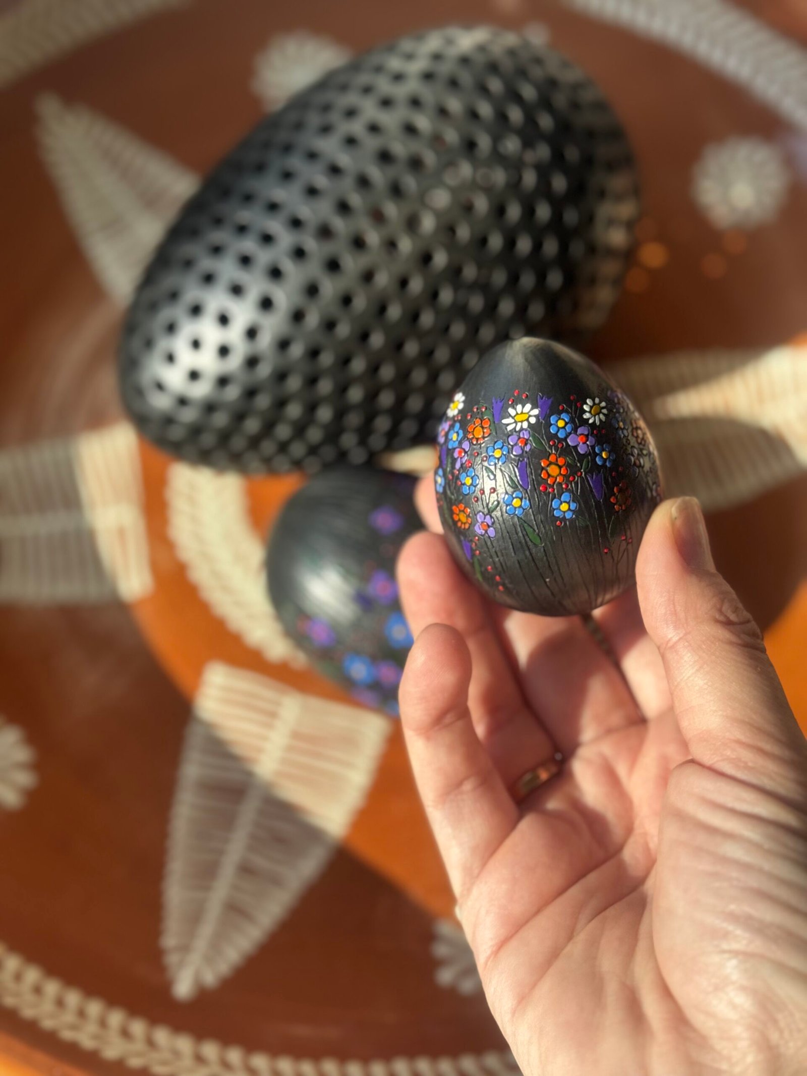 Keramikiniai dekoratyviniai kiaušiniai - Image 3