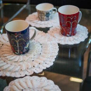 Nertų servetėlių komplektas